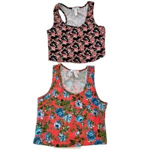 Women’s Forever 21 Floral Cropped Tank-Top